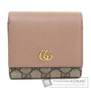 Gucci GG Marmont Bifold Wallet Calfskin Leather